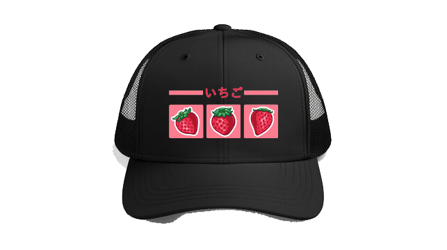 Baseball cap Black Strawberry 60