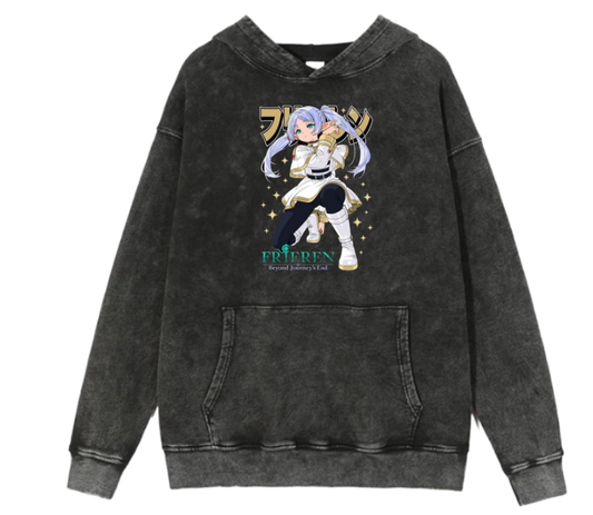 Frieren Beyond Journey's End One Size hoodie Washed 9