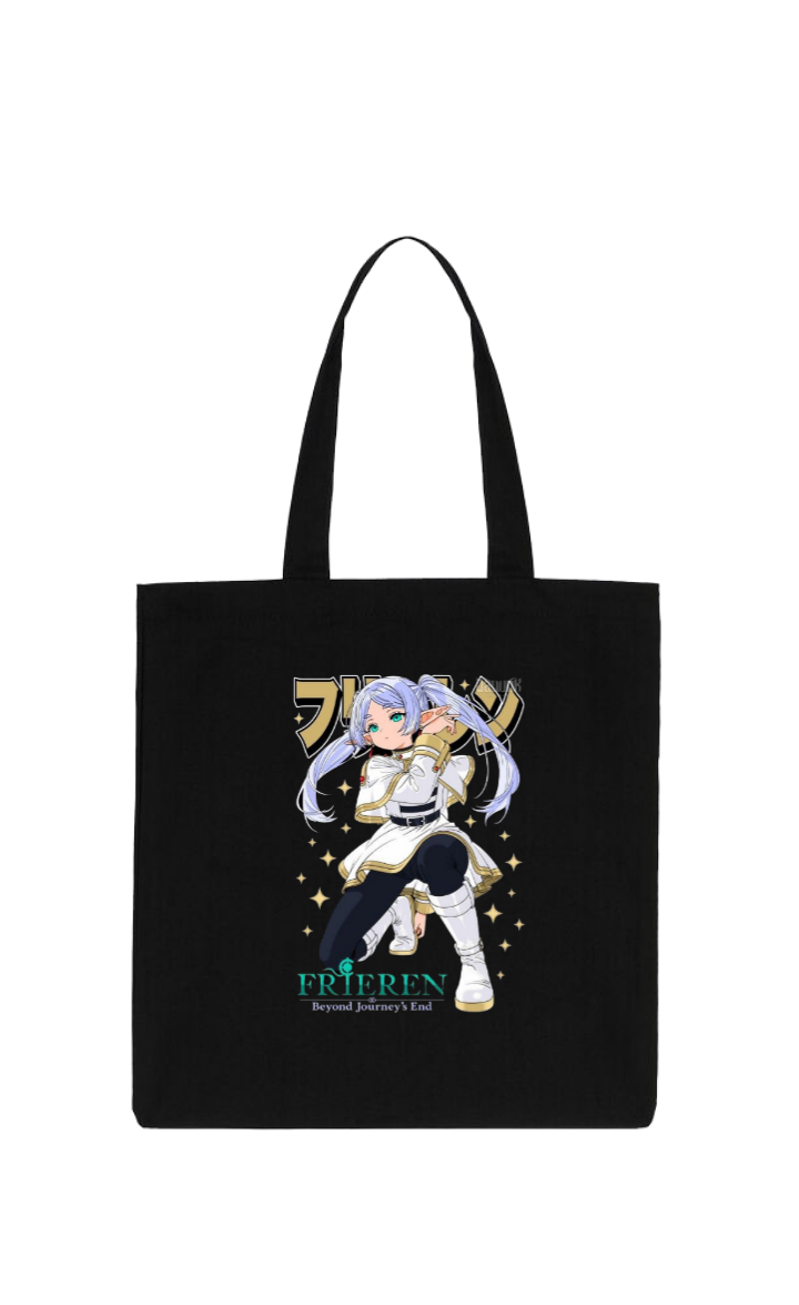Frieren Beyond Journey's End tote bag Black 9