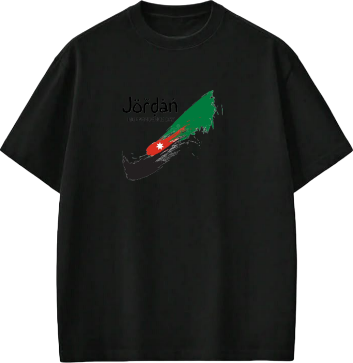 Jordan t- shirt Oversize Black 9