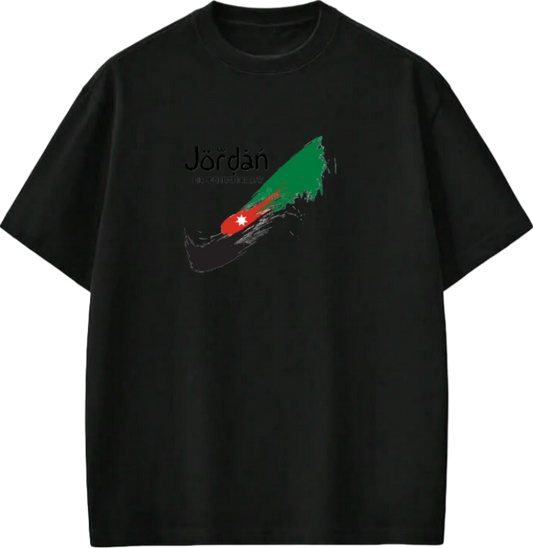 Jordan t- shirt Oversize Black 9