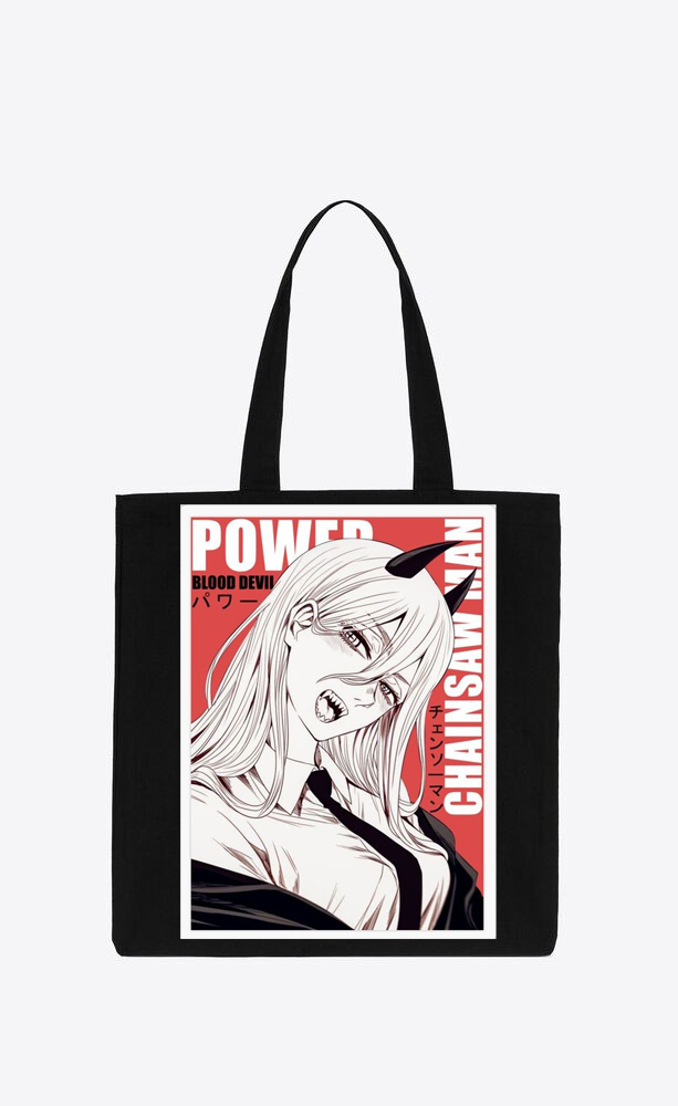 Chainsaw Man tote bag Black 9