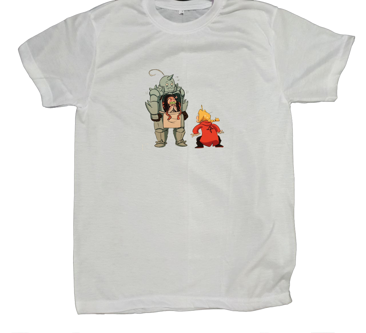 full metal alchamest t- shirt fat White 9