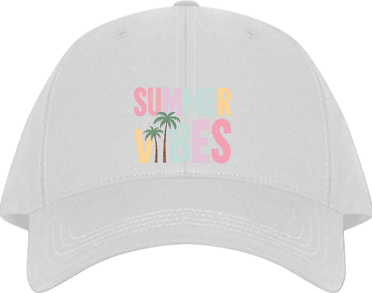 Summer Vibes Baseball cap White 9