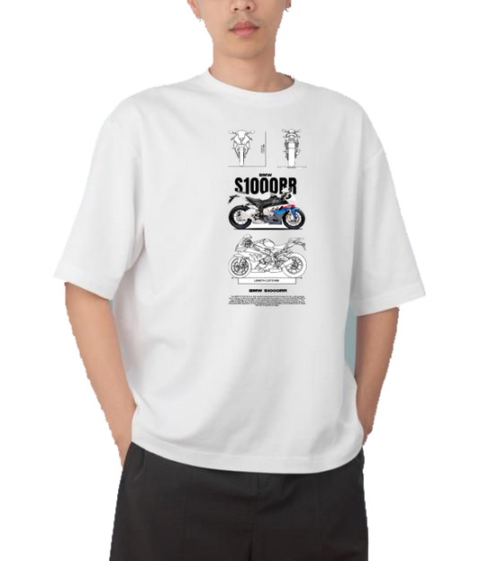MOTOR CYCLE t- shirt One Size White 9