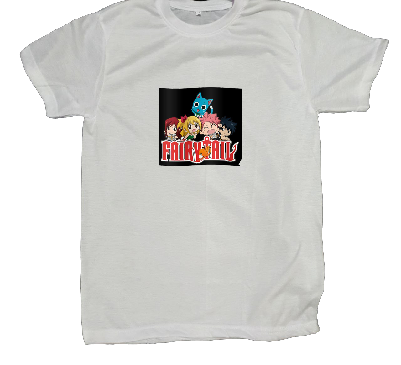 fairy tail t- shirt fat White 9