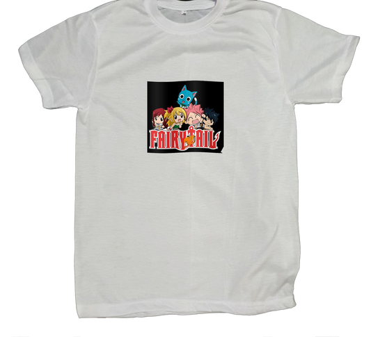 fairy tail t- shirt fat White 9