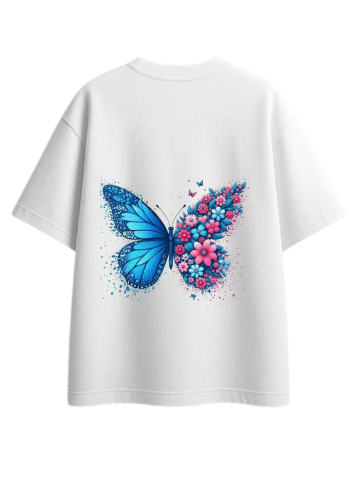 butterflies t- shirt White Back 9