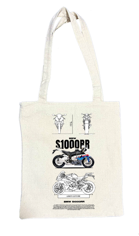 MOTOR CYCLE tote bag beige 9