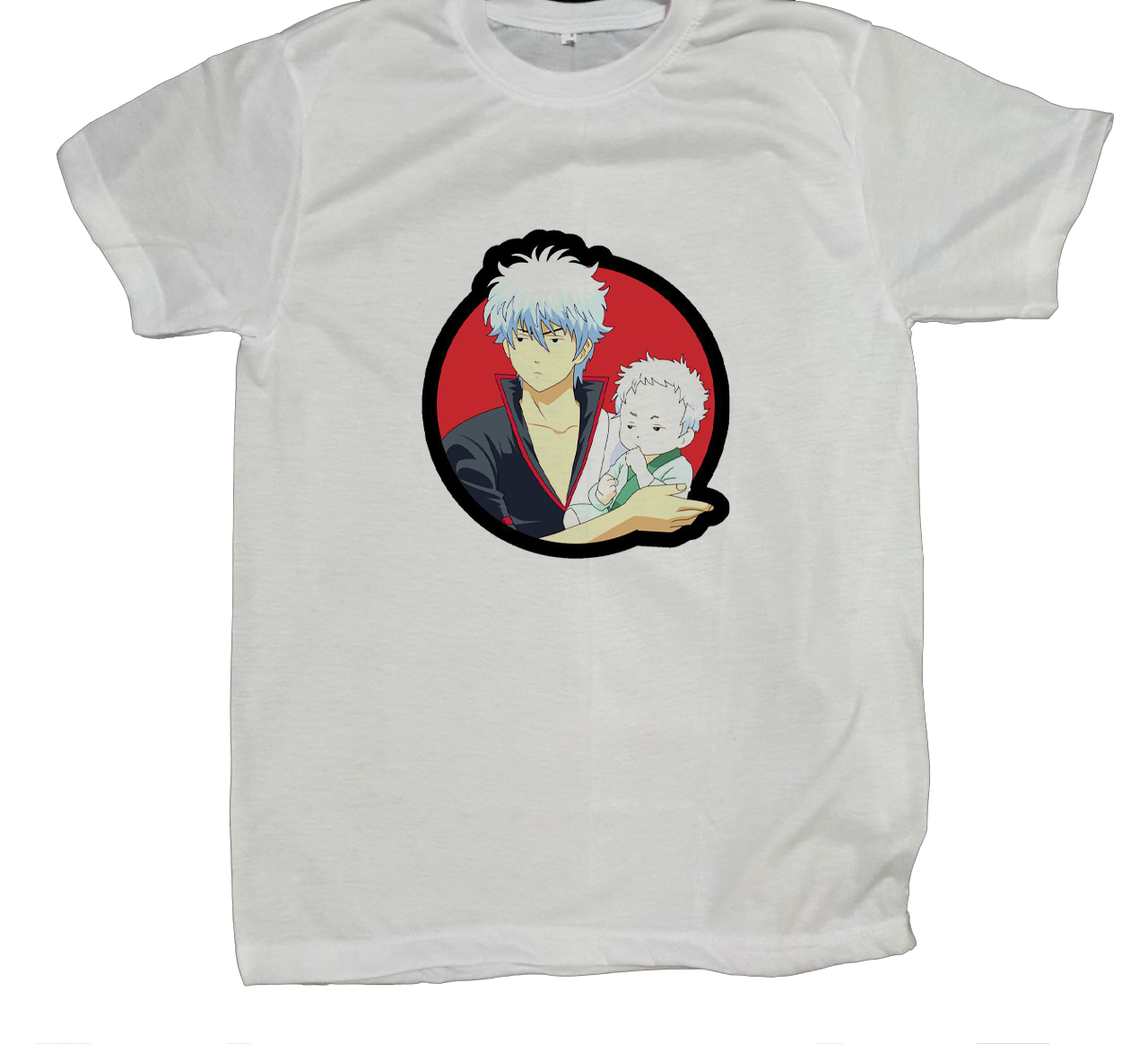 gintama t- shirt fat White 9