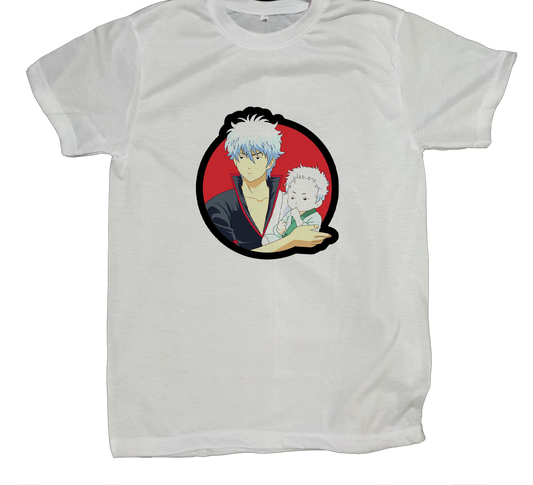 gintama t- shirt fat White 9