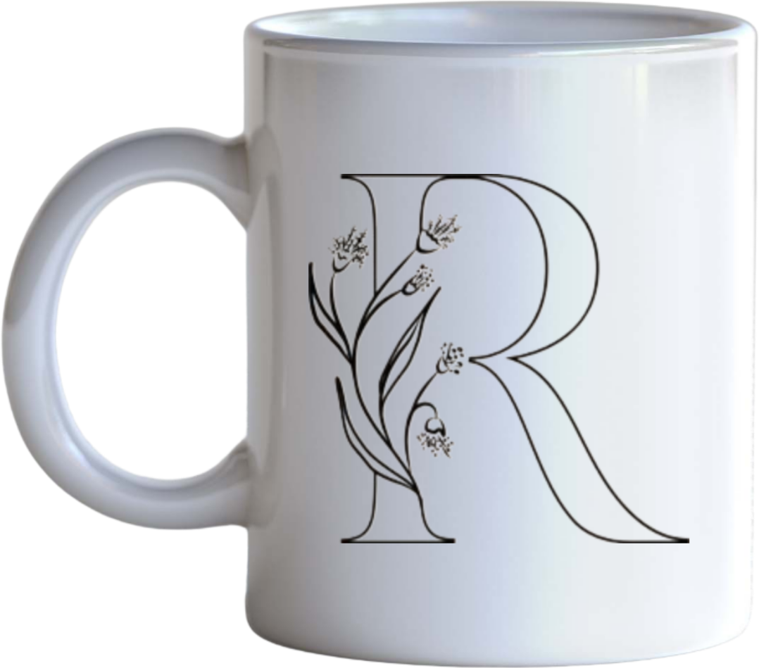vector letter Mug R 9