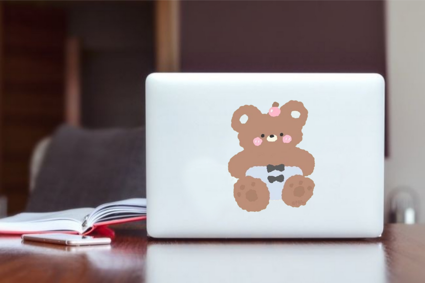 bear Laptop Sticker 9