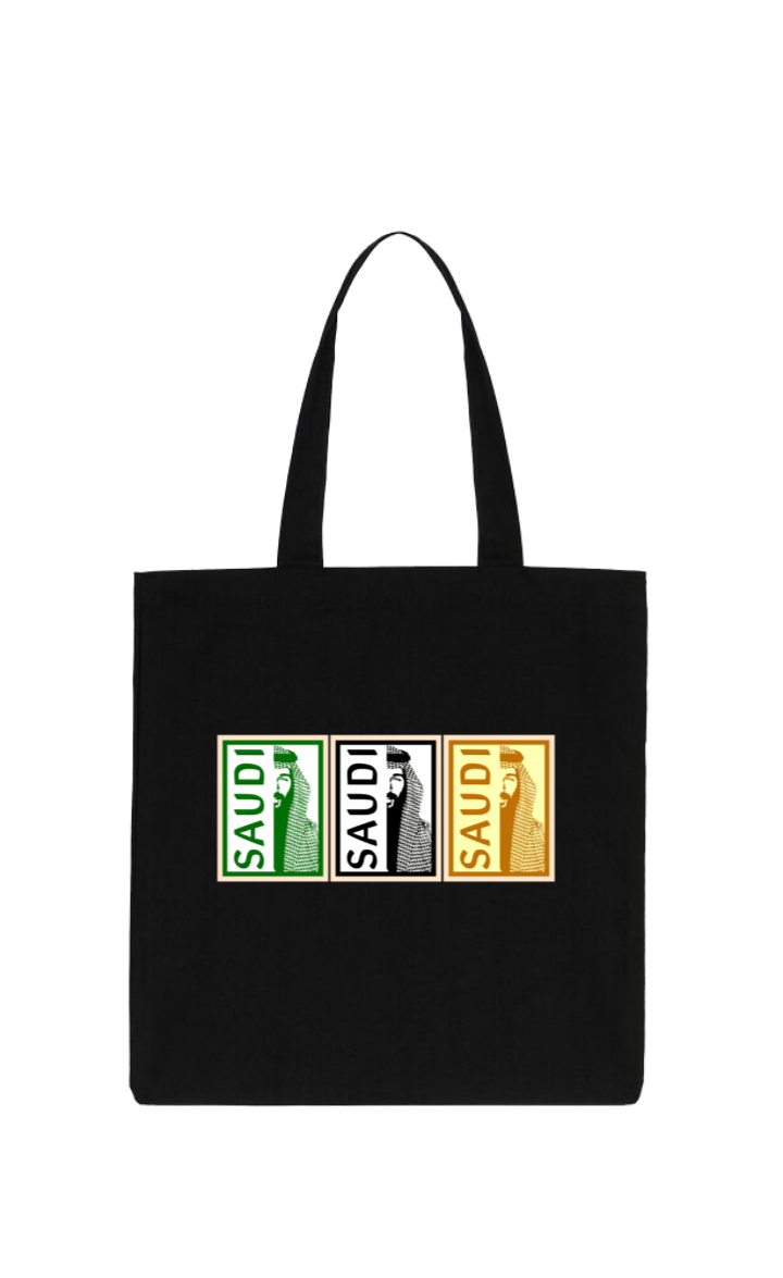 SaudIa Arabia saudi tote bag Black 9