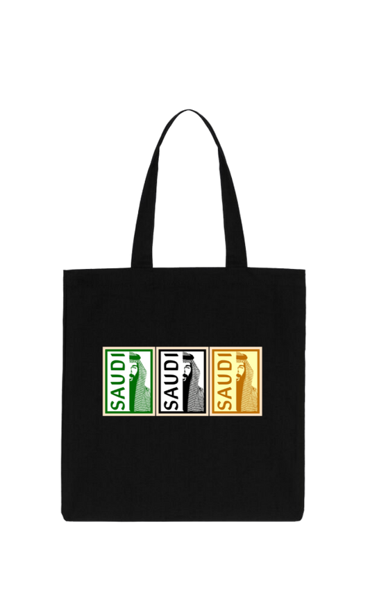 SaudIa Arabia saudi tote bag Black 9