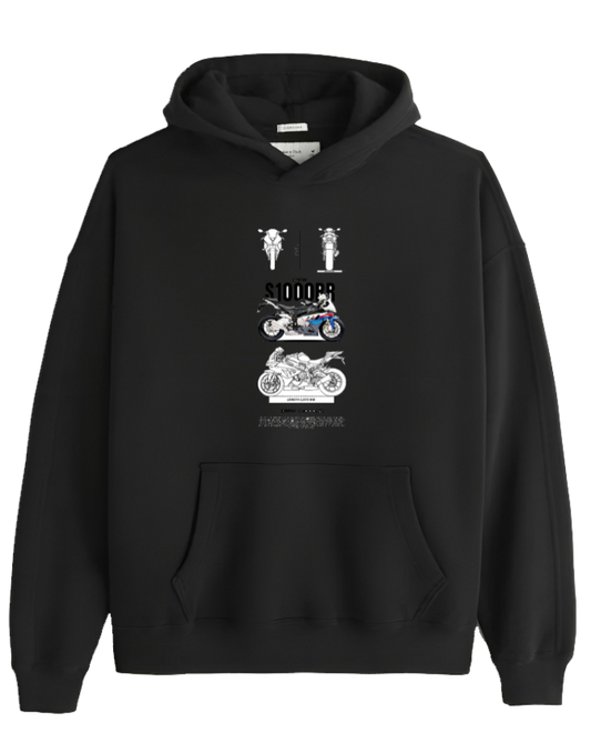 MOTOR CYCLE One Size hoodie Black 9