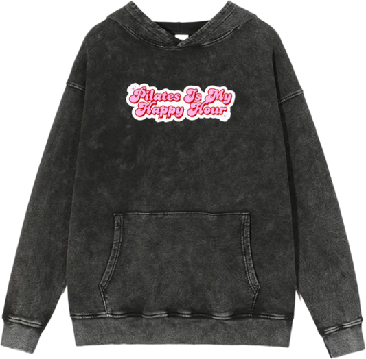 workout gym pilates Oversize Hoodie Washed 9