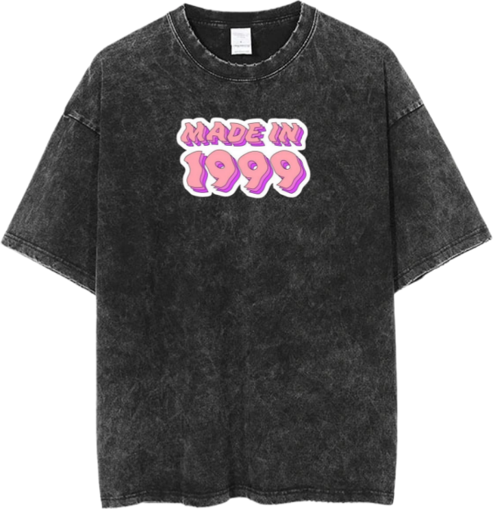 age t- shirt Washed 1999