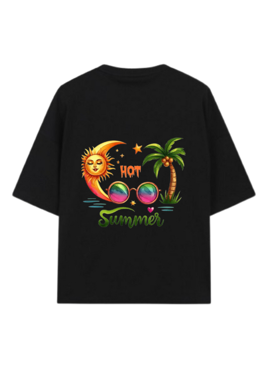 Summer Vibes t- shirt Black Back 9