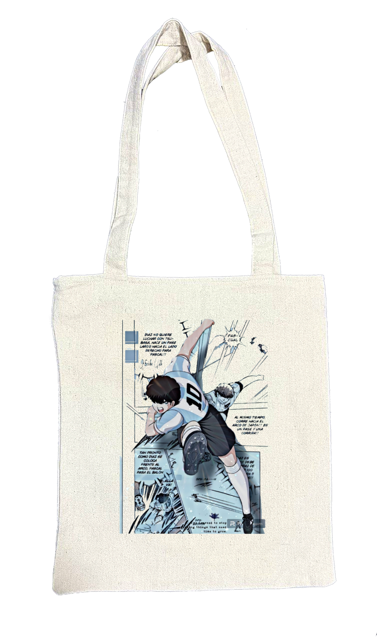 Captain Tsubasa tote bag beige 9