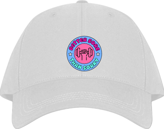 workout gym pilates Baseball cap White 9