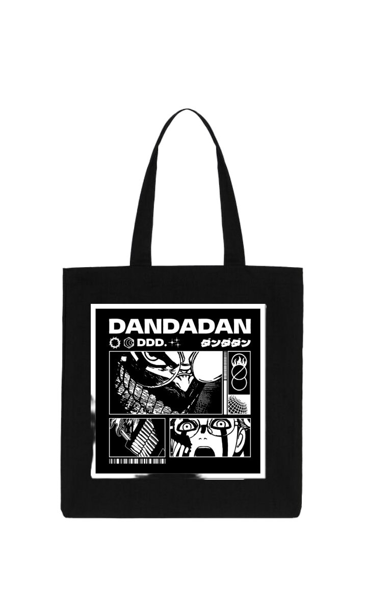 Dandadan tote bag Black 9