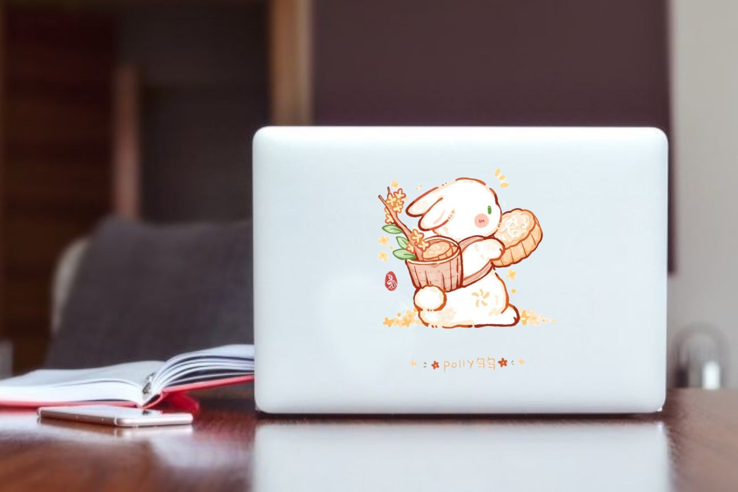 bunny Laptop Sticker 9