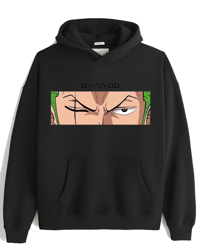 one piece One Size hoodie Black 9