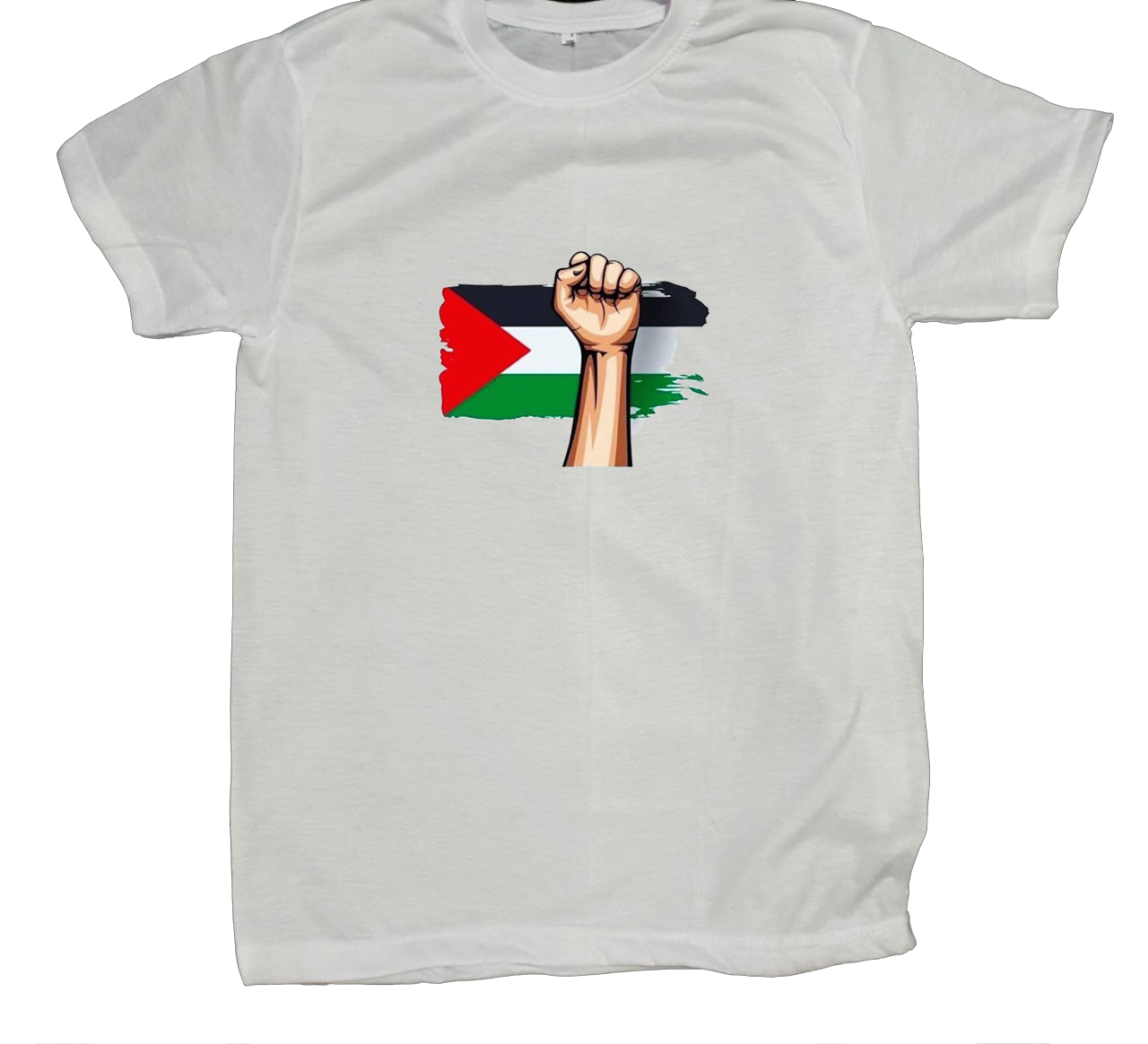 Palestine t- shirt fat White 8