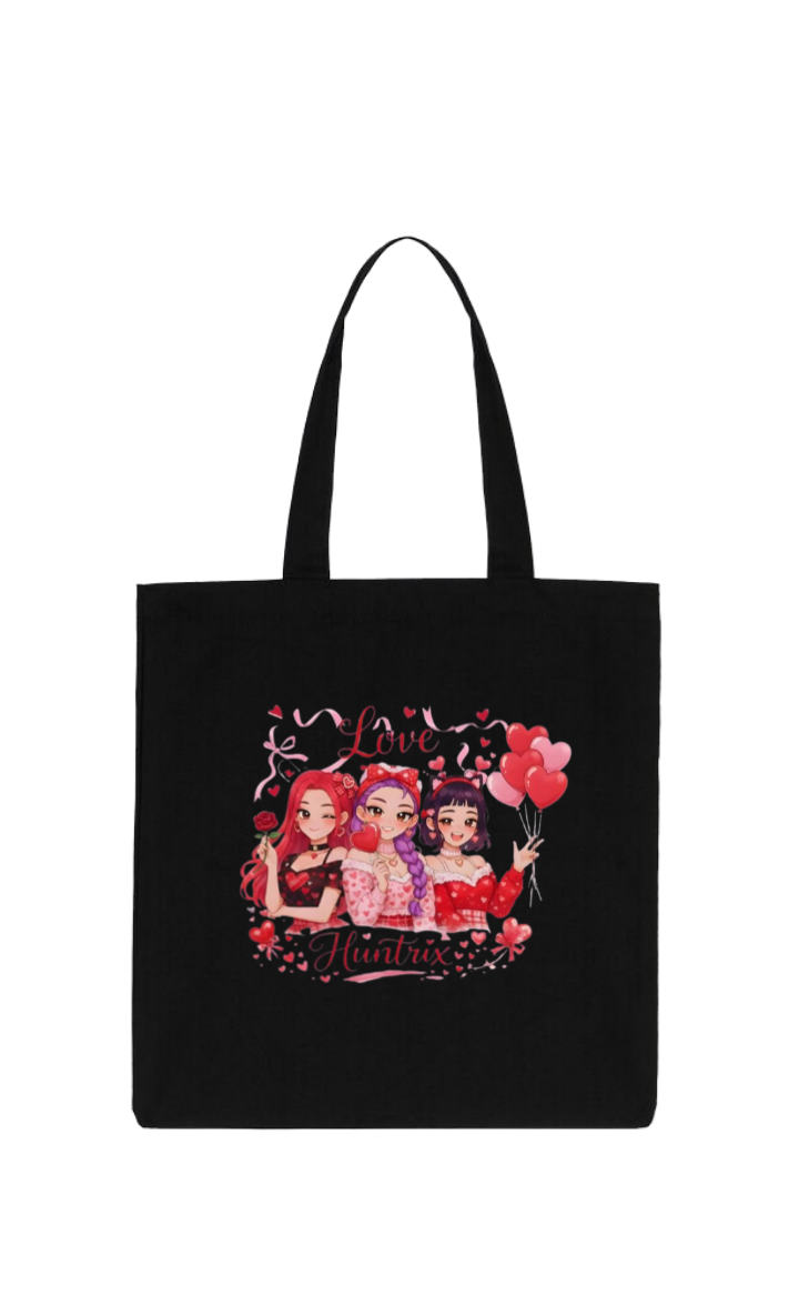 Hunterix kpop tote bag Black 8
