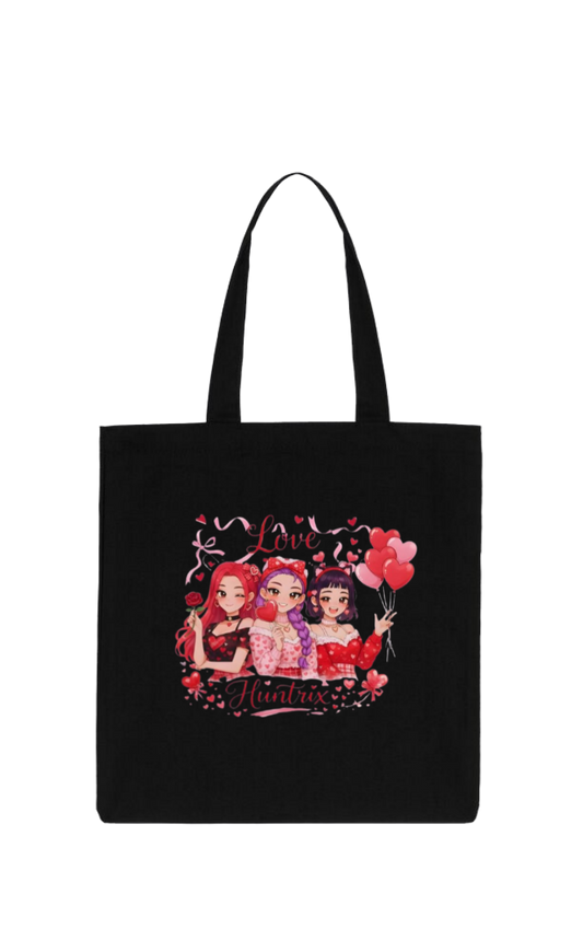 Hunterix kpop tote bag Black 8