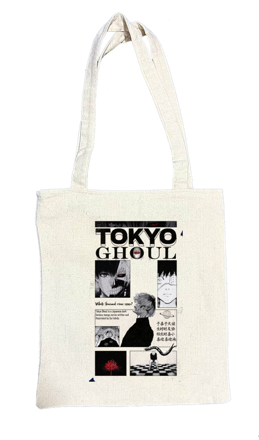 Tokyo ghoul tote bag beige 9
