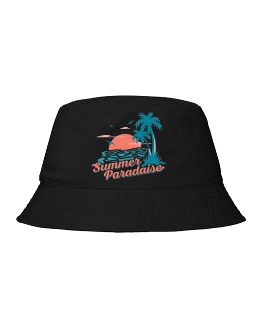 Summer Vibes Bucket hat Fishman hat cap Black 9