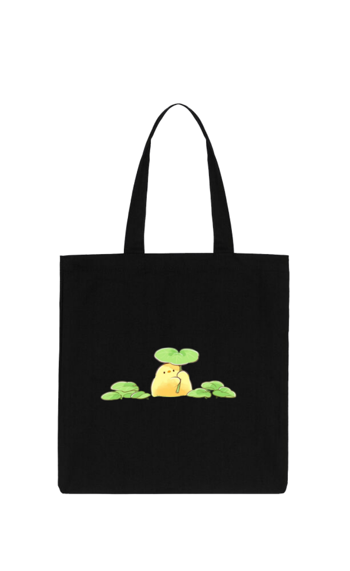 duck tote bag Black 9