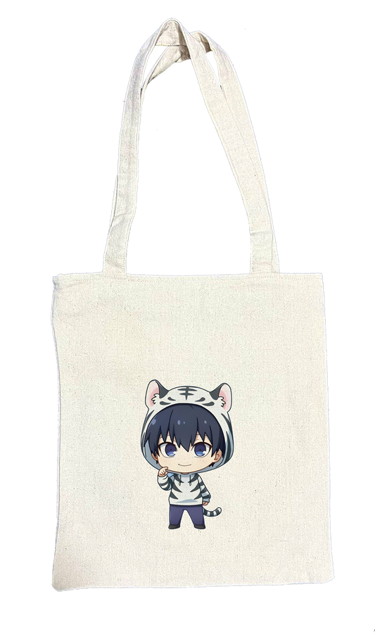blue lock tote bag beige 9