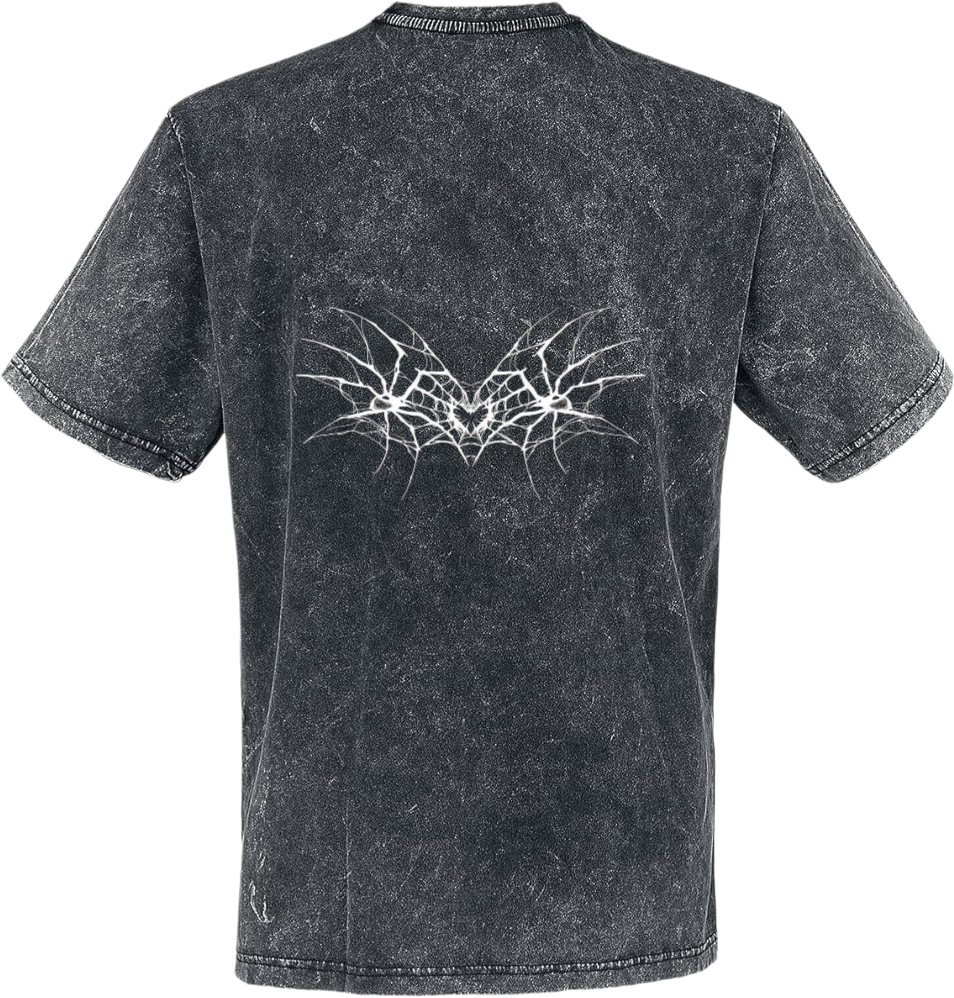 Goth t- shirt Washed Back 9
