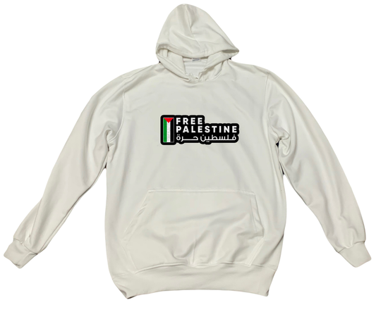 Palestine One Size hoodie White 18