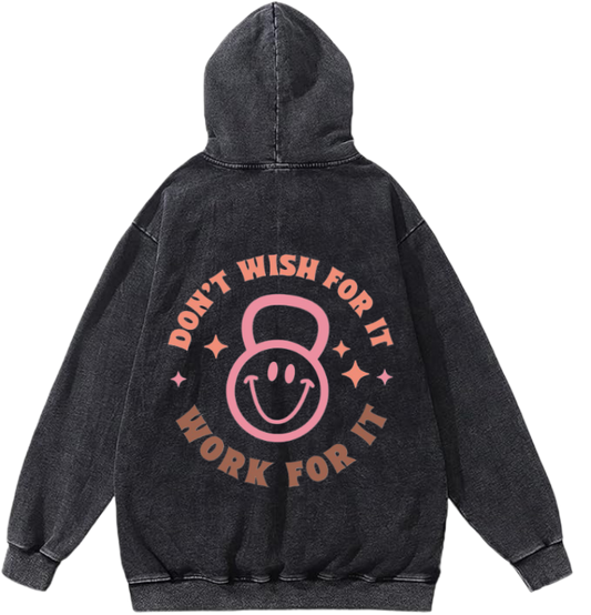 workout gym pilates Oversize Hoodie Washed Back 9