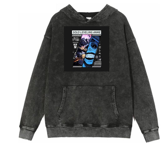 Solo Leveling One Size hoodie Washed 9