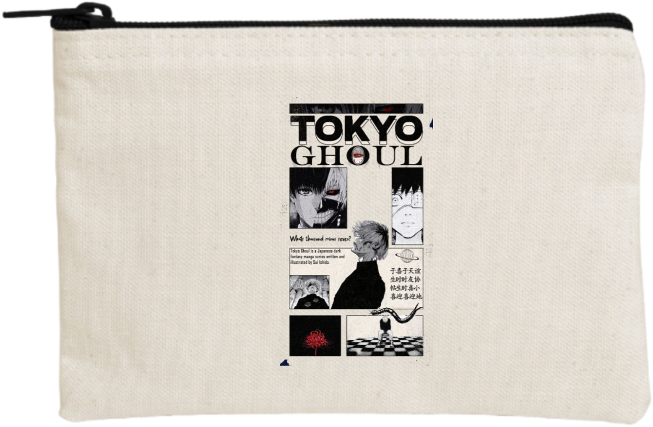Tokyo ghoul wallet pencil case Beige 9