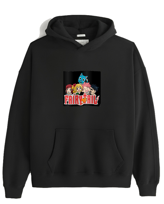 fairy tail One Size hoodie Black 9