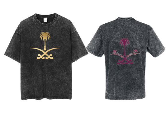 SaudIa Arabia saudi  One Size t- shirt Washed 9