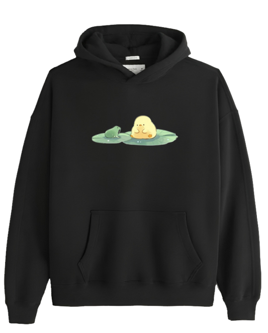 duck Oversize Hoodie Black 9