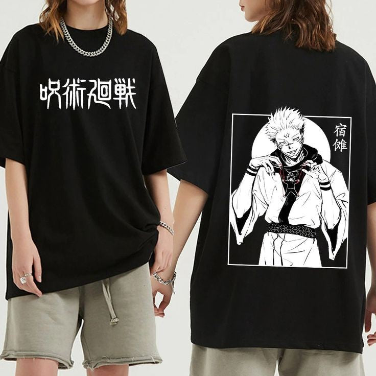 Jujutsu Kaisen t- shirt Over Size Black 1