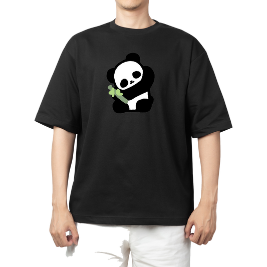 PANDA One Size t- shirt Black 18