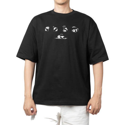 PANDA One Size t- shirt Black 20