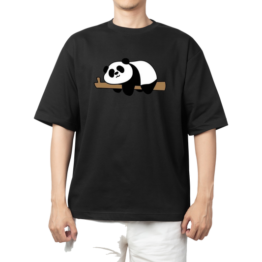 PANDA One Size t- shirt Black 28