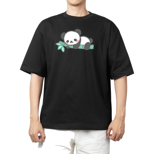PANDA One Size t- shirt Black 31