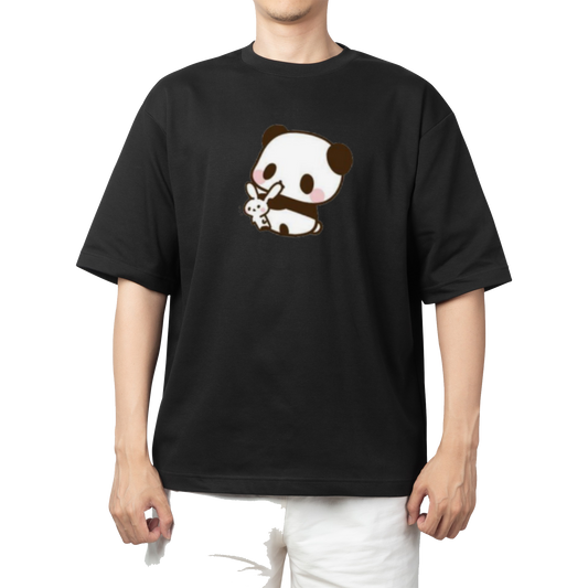 PANDA One Size t- shirt Black 32