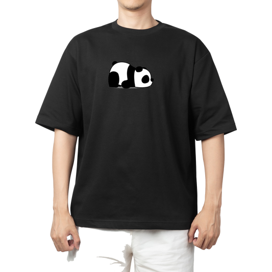 PANDA One Size t- shirt Black 33